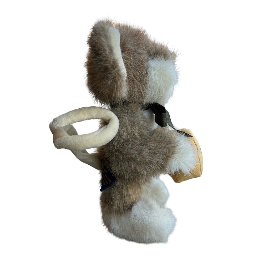 VTG Boyds 2000 Collection Mouse Plush Got Cheez Brown White Fuzzy Poseable Gift - Picture 3 of 12